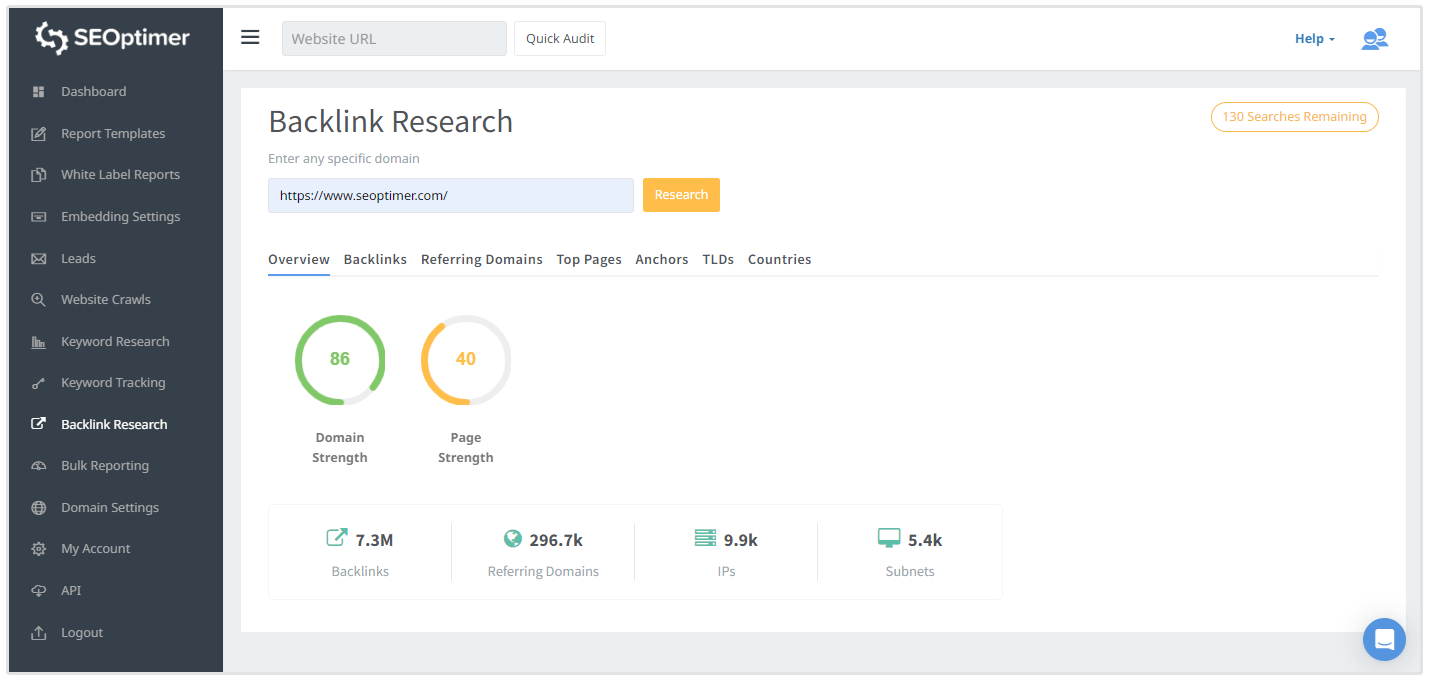 pesquisa de backlink